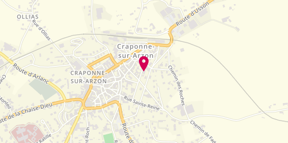 Plan de Le 5, 6 Boulevard de Vinols, 43500 Craponne-sur-Arzon