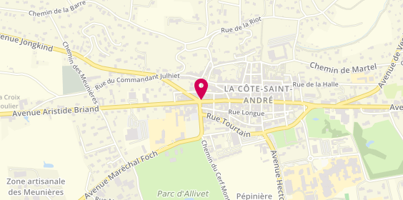 Plan de Apé'box, Rue des Cordiers, 38260 La Côte-Saint-André