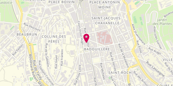 Plan de La Mima, 32 Rue Gambetta, 42000 Saint-Étienne