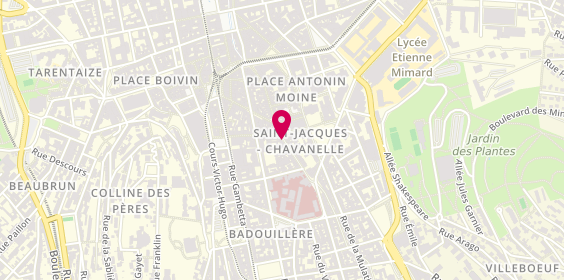 Plan de Food's, 16 Rue Pnte Cadet, 42000 Saint-Étienne