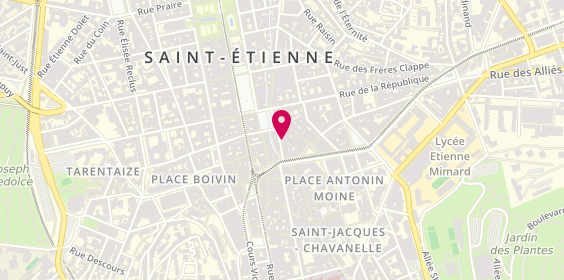 Plan de Chez Mao, 11 Rue Grand Moulin, 42000 Saint-Étienne