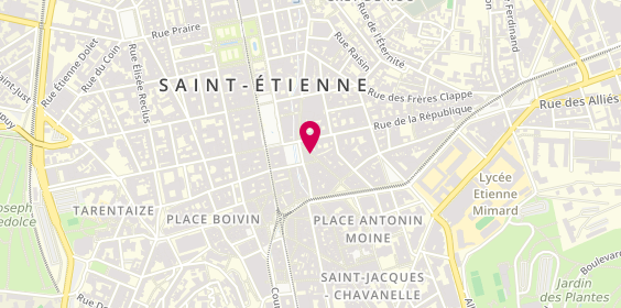 Plan de Le Grand Large, 8 Rue Saint Jean, 42000 Saint-Étienne