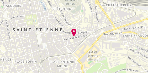 Plan de Munchies, 39 Rue de la République, 42000 Saint-Étienne