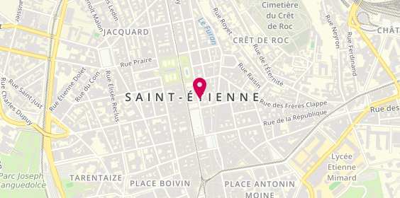 Plan de 2Mparadisia, 4 Rue Gerentet, 42000 Saint-Étienne