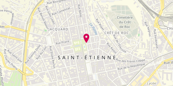 Plan de Nota BENE, 8 place Jean Jaurès, 42000 Saint-Étienne