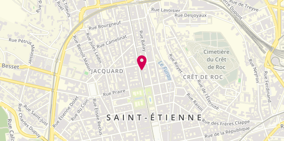 Plan de Iskender Kebab Saint Etienne, 12 Rue Charles de Gaulle, 42000 Saint-Étienne