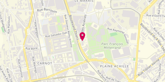 Plan de Big N Burger, 6 Rue des Aciéries, 42000 Saint-Étienne