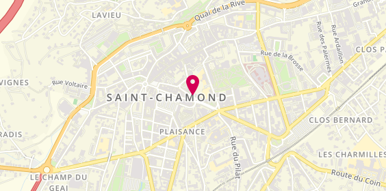 Plan de Jam Chaud, 2 Rue Pierre Curie, 42400 Saint-Chamond