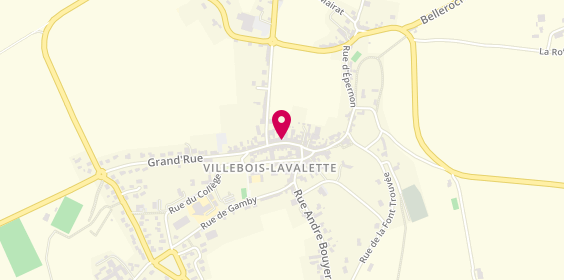 Plan de Hall' Dente, 16 Grand Rue, 16320 Villebois-Lavalette