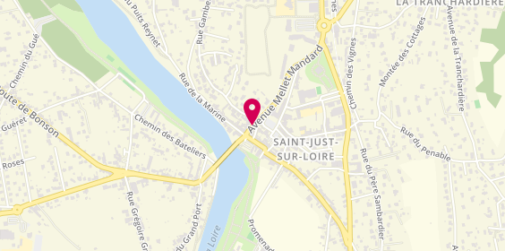 Plan de Yc And Co Soc, 89 Avenue Mellet Mandard, 42170 Saint-Just-Saint-Rambert