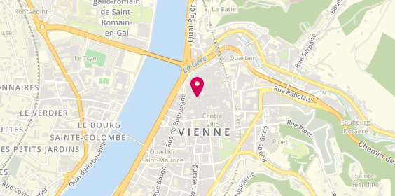 Plan de Les Frangins, 13 Rue des Clercs, 38200 Vienne