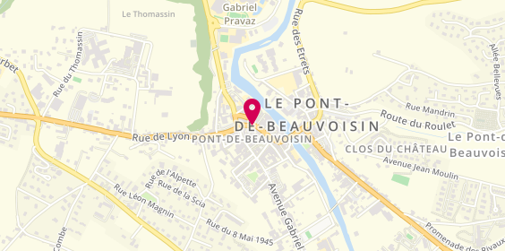 Plan de Le Bosphore, 6 Rue Barnave, 38480 Le Pont-de-Beauvoisin
