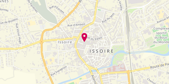 Plan de O'Brasier, 5 Rue du Ponteil, 63500 Issoire