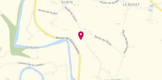 Plan de Le Brocoli Gourmand, 600 Route de Saint-Genix, 73240 Sainte-Marie-d'Alvey