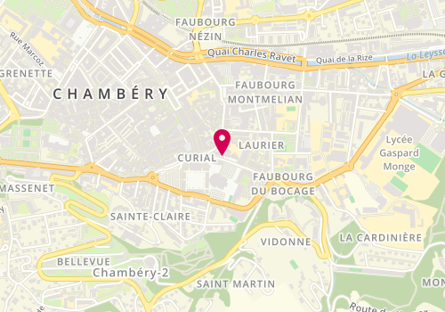 Plan de Lorraine Kebab, 259 Rue de la République, 73000 Chambéry
