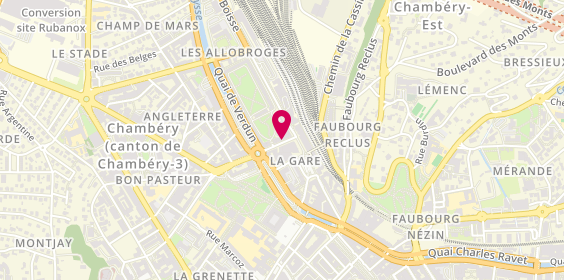 Plan de Le Cafe de la Gare, 40 avenue Maréchal Leclerc, 73000 Chambéry