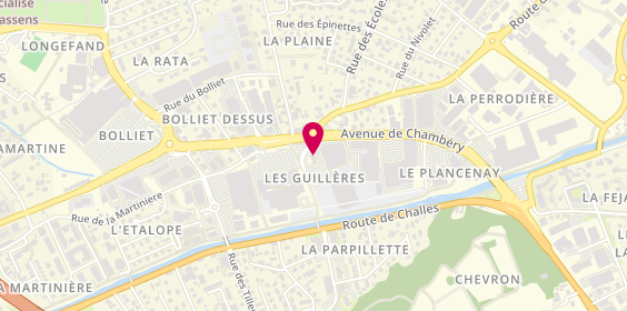 Plan de McDonald's, 282, Avenue de Chambéry
Route Nationale 512, 73230 Saint-Alban-Leysse