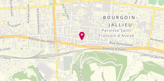 Plan de O'barbeuc, 6 Rue de la République, 38300 Bourgoin-Jallieu