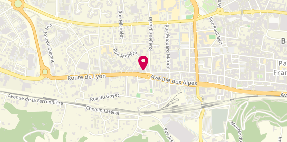 Plan de La Ronde des Pizz, 25 Avenue Alsace Lorraine, 38300 Bourgoin-Jallieu