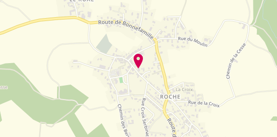 Plan de Food's Saloon, 637 Route de Four le Berriat, 38090 Roche