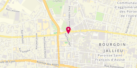 Plan de Domino's Pizza, 51 Boulevard Saint-Michel, 38300 Bourgoin-Jallieu