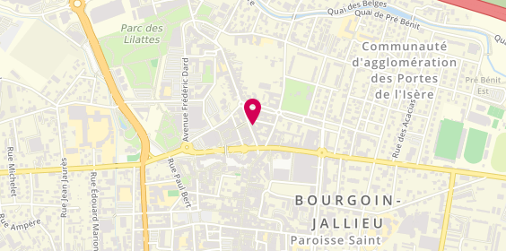 Plan de La Braise Dorée, 24 Rue de la Libération, 38300 Bourgoin-Jallieu