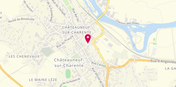 Plan de Pizza Chez Bozzo, 4 Place Rene Chevalier, 16120 Châteauneuf-sur-Charente