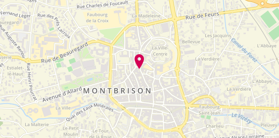 Plan de L'Oriental, 49 Rue Martin Bernard, 42600 Montbrison