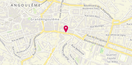 Plan de Turquoise Angouleme, 31 Boulevard de Bury, 16000 Angoulême