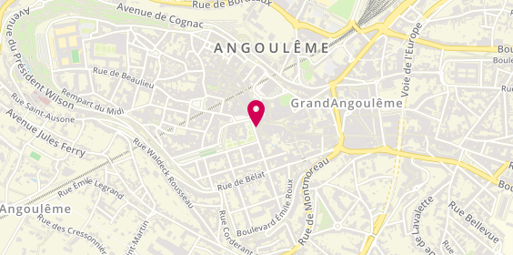Plan de R’Bagel, 6 Rue de l'Arsenal, 16000 Angoulême