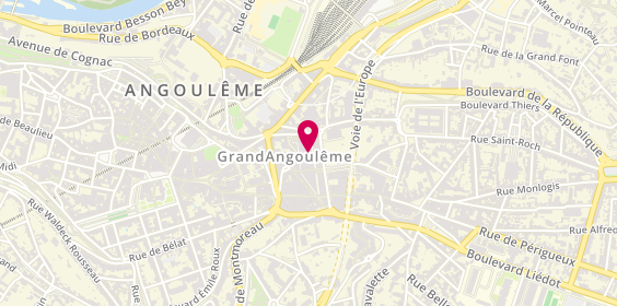 Plan de La Croissanterie, 4 place du Champ de Mars, 16000 Angoulême