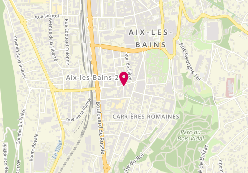 Plan de Les Chapotins - Salon de thé - Massages, 7 avenue de Tresserve, 73100 Aix-les-Bains