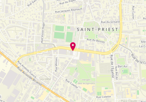 Plan de Ot Saint Priest, 1 place des Nations Unis, 69800 Saint-Priest