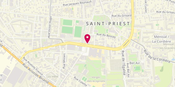 Plan de Emmo, 52 Rue Henri Marechal, 69800 Saint-Priest
