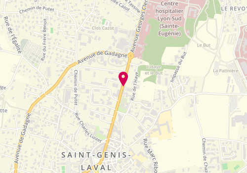 Plan de Pizza Titou, 29 Bis avenue Georges Clemenceau, 69230 Saint-Genis-Laval