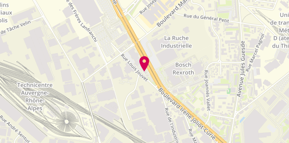 Plan de Macdonald'S, 90 Boulevard Irène Joliot Curie, 69200 Vénissieux