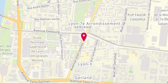 Plan de Le Petit Goinfre, 271 avenue Jean Jaures, 69007 Lyon