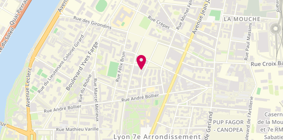 Plan de Tartines é Nous, 21 Rue Simone de Beauvoir, 69007 Lyon