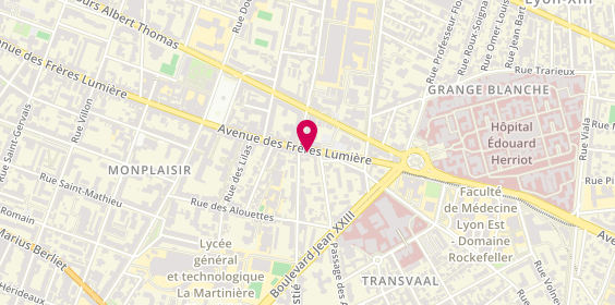 Plan de Yaafa, 186 avenue des Frères Lumière, 69008 Lyon