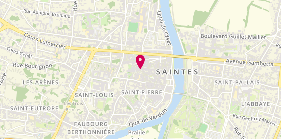 Plan de Burger Palace Saintes, 33 Rue Alsace-Lorraine, 17100 Saintes