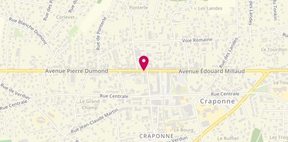 Plan de Le Sympathique, 111 avenue Pierre Dumond, 69290 Craponne