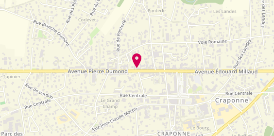 Plan de Café de l'Ouest, 114 avenue Pierre Dumond, 69290 Craponne