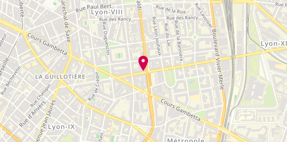 Plan de La Saladoise Chez Margotte, 43 Avenue Félix Faure, 69003 Lyon