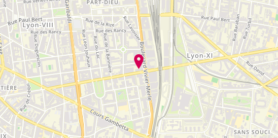 Plan de L'Instant Faure, 97 avenue Félix Faure, 69003 Lyon