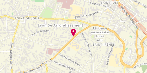 Plan de Mcdonald's, 44 Rue Commandant Charcot, 69005 Lyon