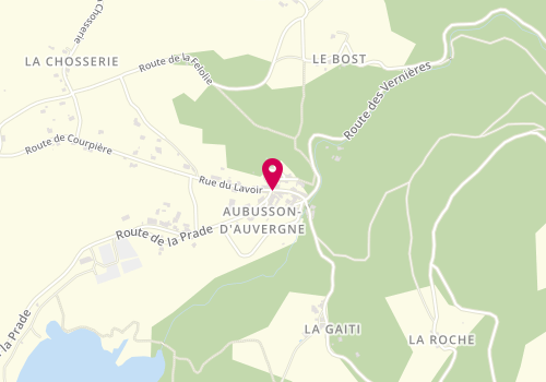 Plan de La Villa Dinette, Le Bourg
240 Rue du Lavoir, 63120 Aubusson-d'Auvergne