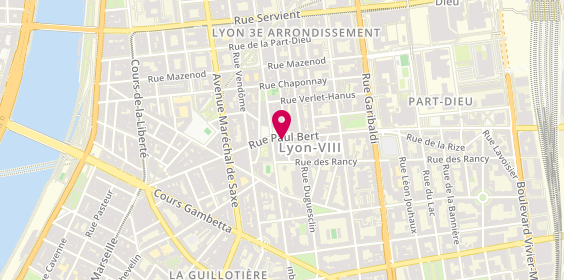 Plan de Le Reihana, 52 Rue Paul Bert, 69003 Lyon
