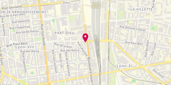 Plan de Pizz Appel, 68 Boulevard Marius Vivier Merle, 69003 Lyon