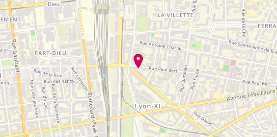 Plan de Délices de la Villette, 210 Rue Paul Bert, 69003 Lyon