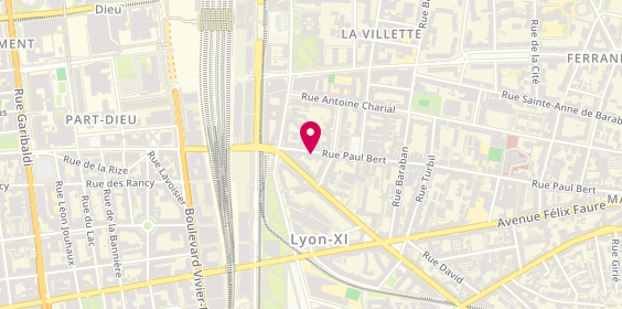 Plan de Les Bibi's, 214 Rue Paul Bert, 69003 Lyon